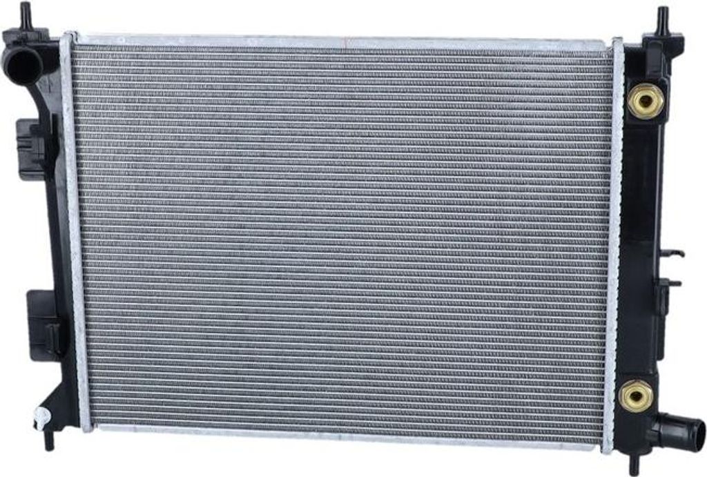 Kühler Motorkühlung Kühlrippen gelötet 500 - 376 mm Alu NRF für u.a. HYUNDAI i20