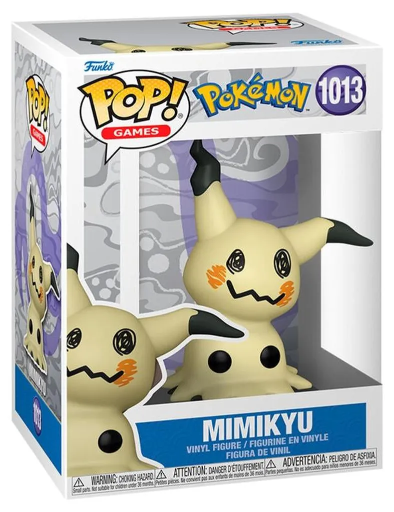 Figurine Mimikyu Pokémon de 10 cm : statuette de collection officielle