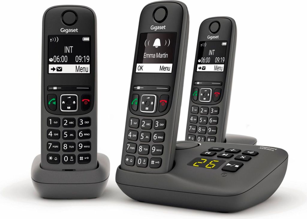 Gigaset AE690A Trio Schnurlostelefon mit Anrufbeantworter Produktbild 