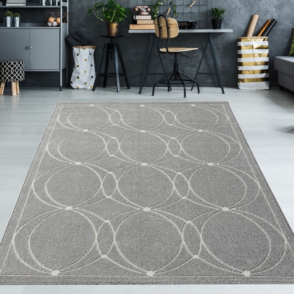 In- & Outdoor Teppich grau Größe - 120 x 170 cm