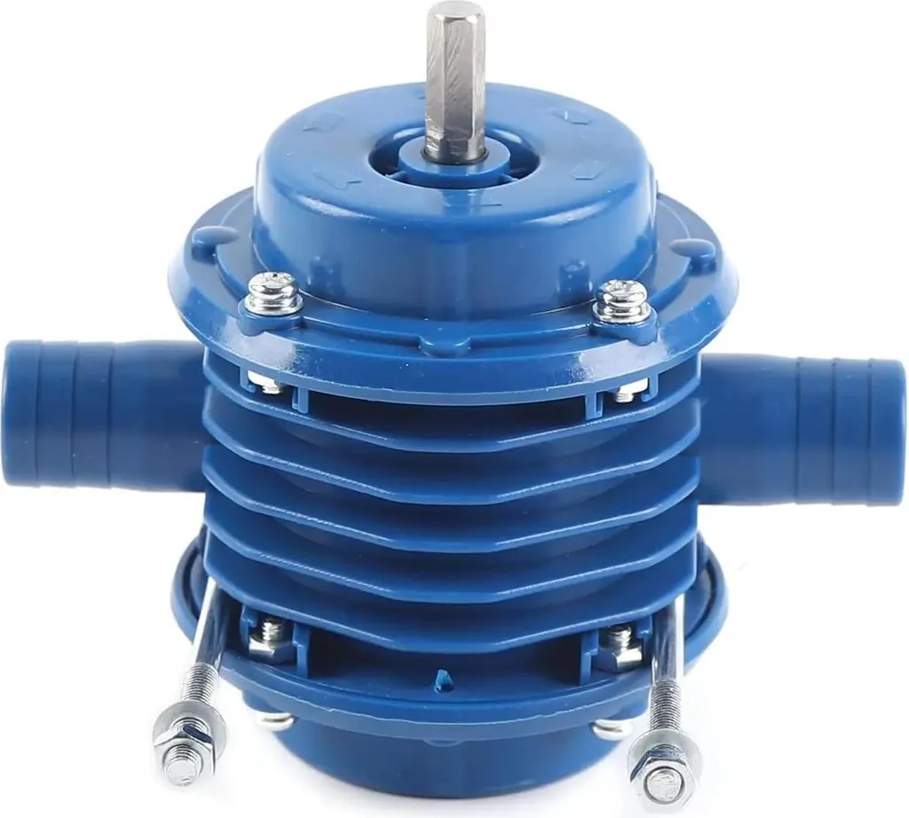 Mini pompe à eau pour perceuse électrique auto-amorçante - Bleue