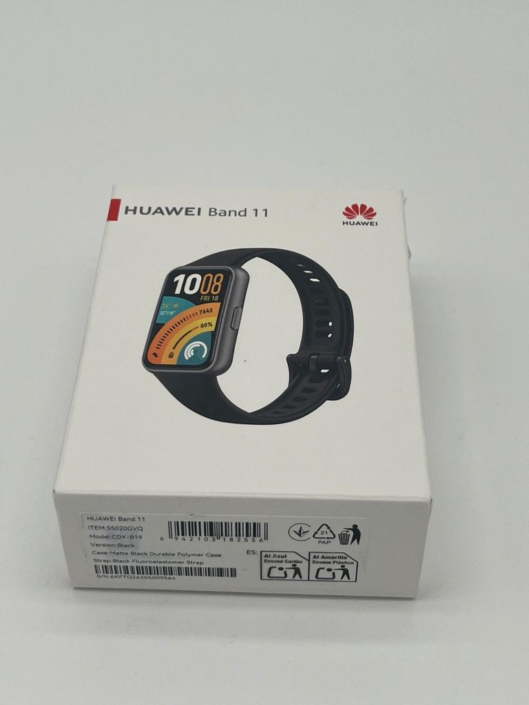 Huawei Band 11 Candy-B19F black fluoroelastomer Produktbild 