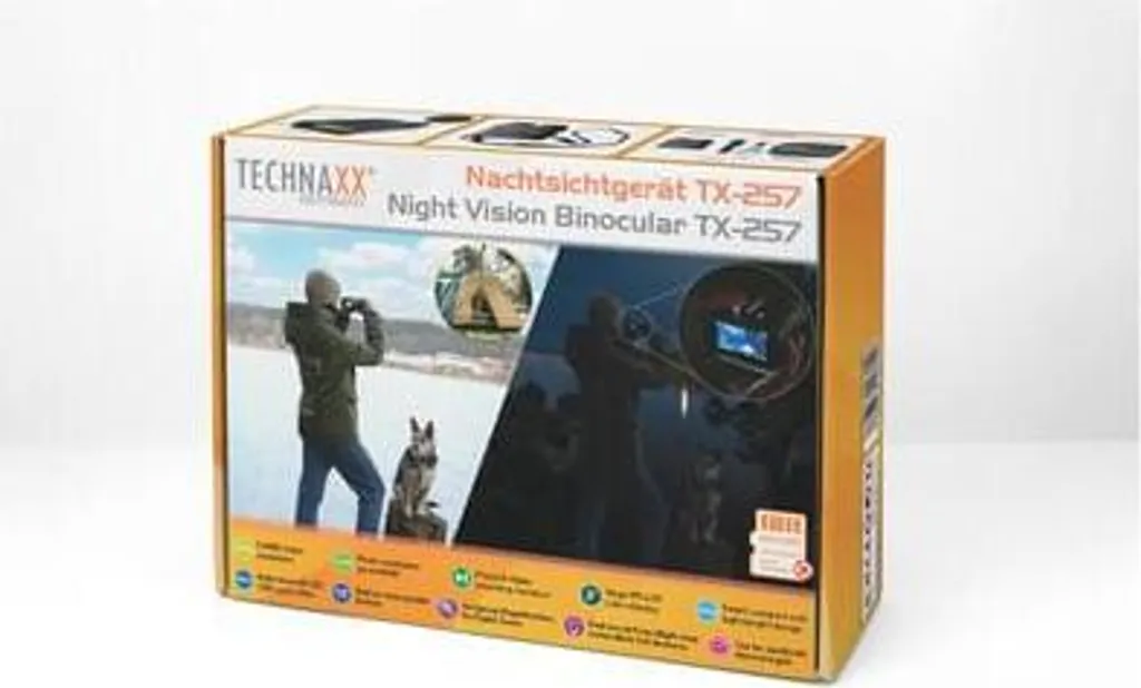 Jumelles Infrarouges 40 MP Technaxx TX-257 - Portée 300m et LED 850nm