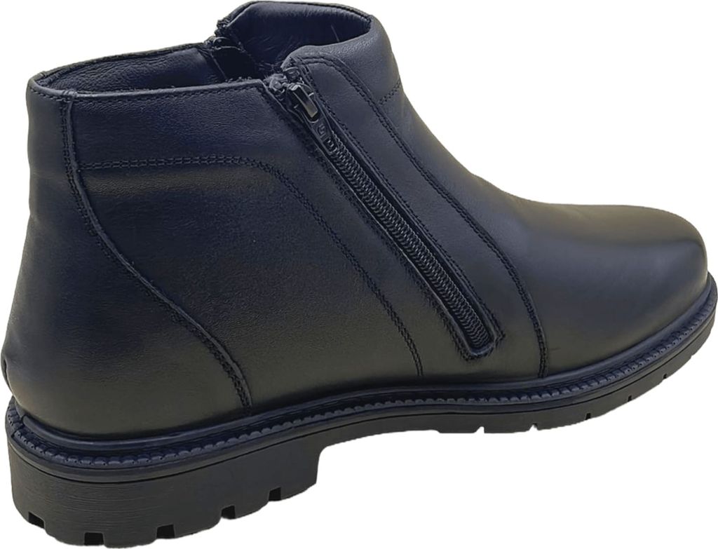 Business Gr.46-49 Herrenschuhe Innen Sohle Leder Schuhe Klett Übergröße