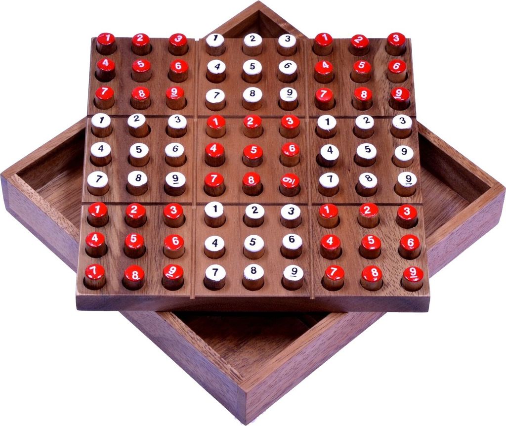 Sudoku con chiodini numerici - Campo di gioco 18 x 18 cm - Immagine del prodotto 