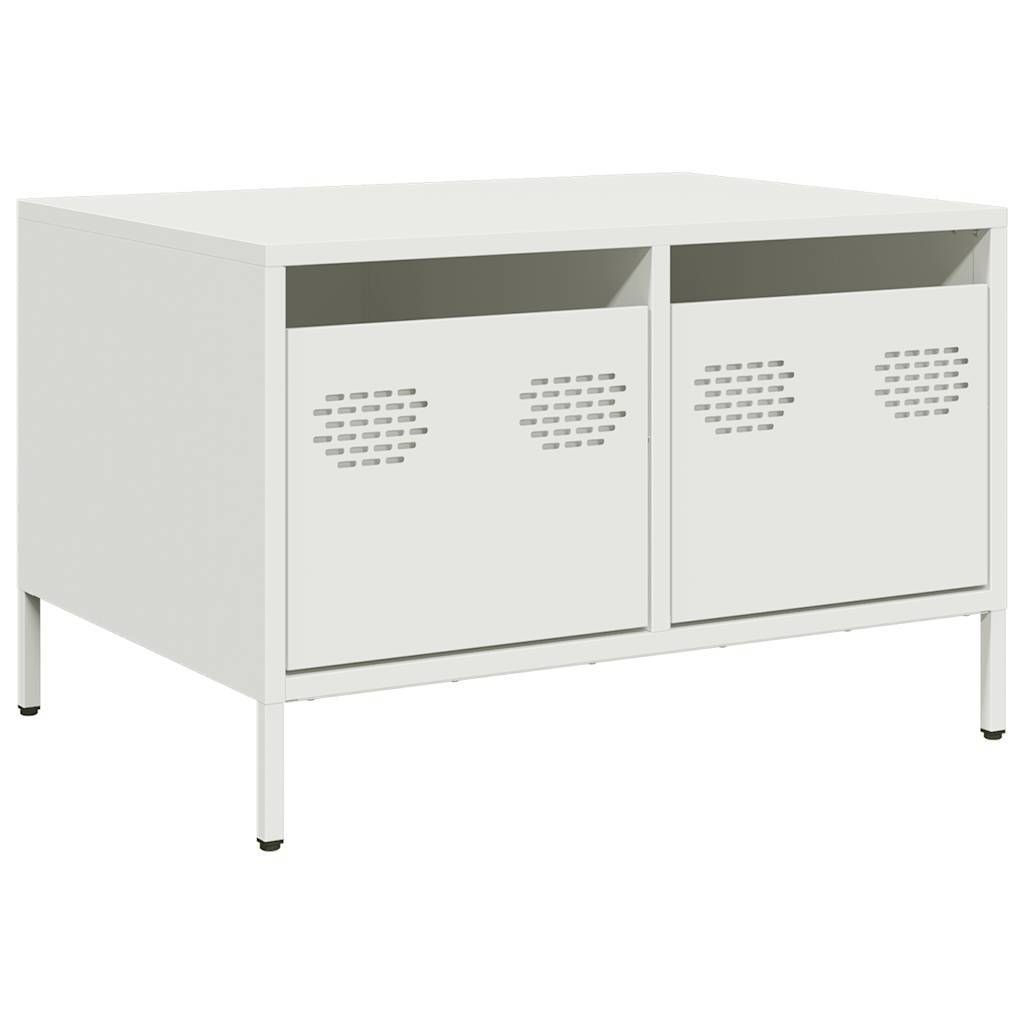 "SALE 2026"TV-Schrank, Fernsehtisch - CLORIS - Weiß 68x50x43,5cm Kaltgewalzter Stahl - TV-Schränke DEMöbel972957