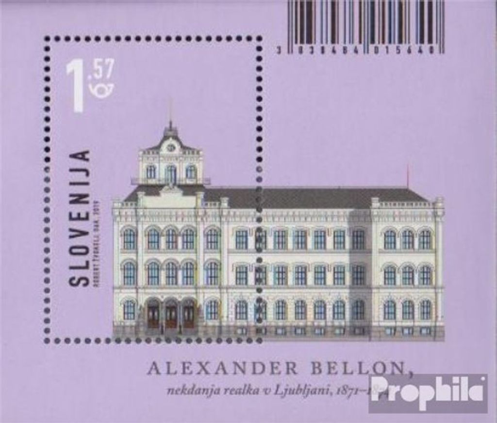 Briefmarken Slowenien 2019 Mi Block114 (kompl.Ausg.) postfrisch Architektur