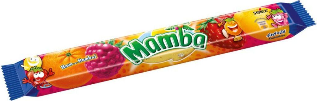 Cukierki do żucia Storck Mamba w owocowych smakach 106 g Zdjęcie produktu 