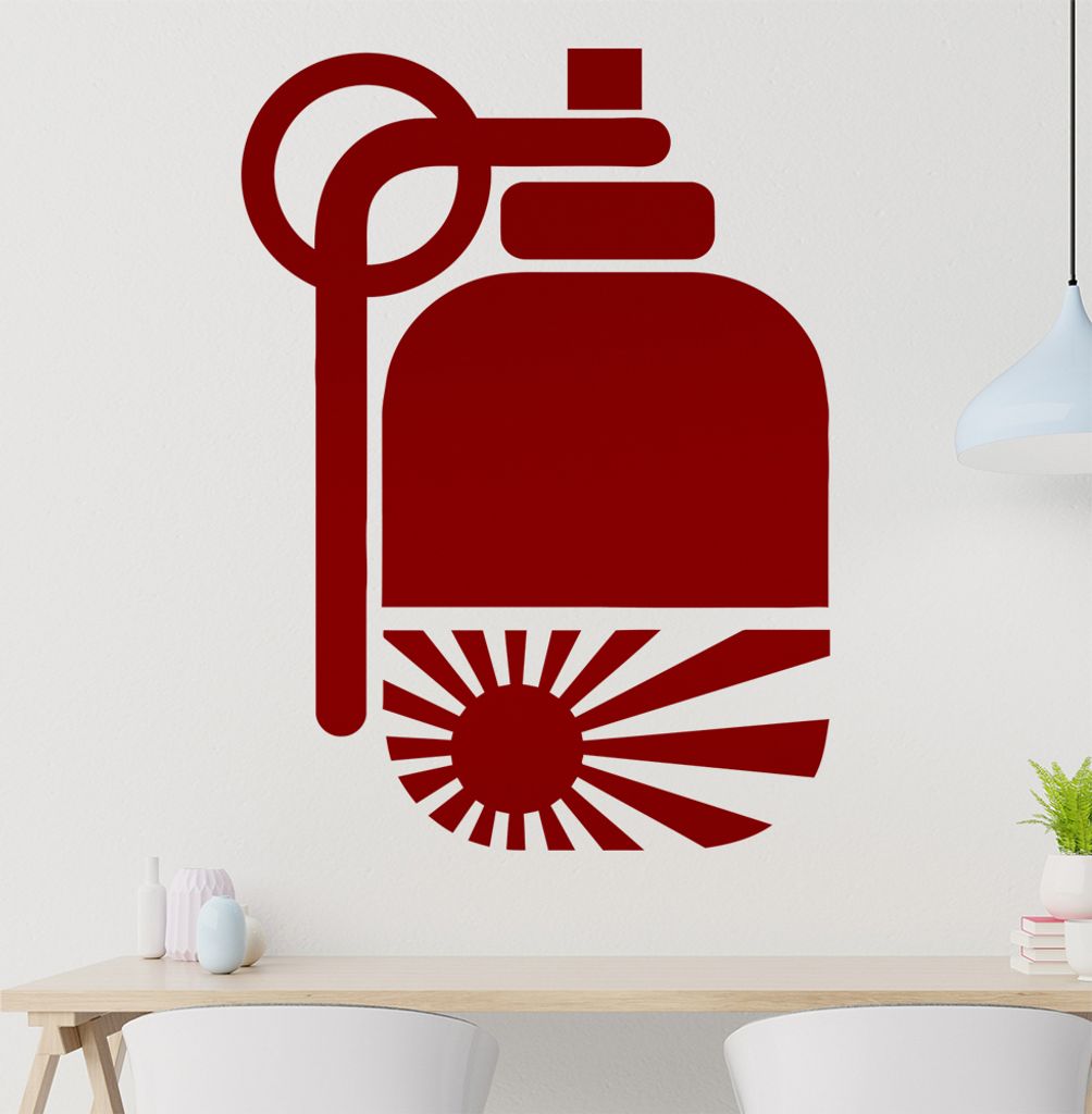 Japan Nitro boosted Wandtattoo in 6 Größen - Wandaufkleber Wall Sticker - Dekoration, Küche, Wohnzimmer, Schlafzimmer, Badezimmer