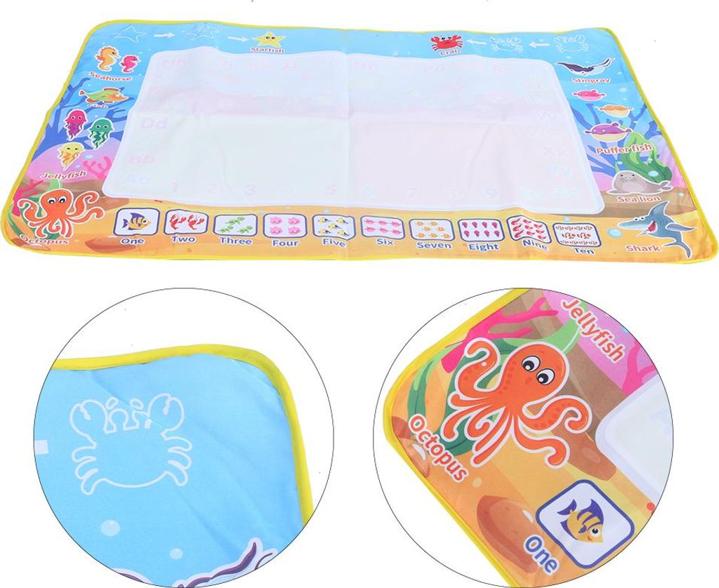 100 x 70 cm Wassermalmatte für Kinder, Malen, Kinderunterlage, pädagogisches SchreibspielzeugCP4924