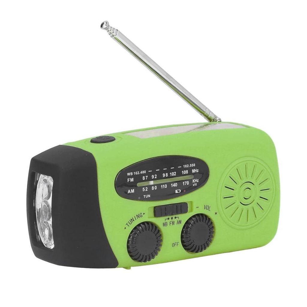 JUNG Solar Kurbelradio Notfallradio 1200mAh Mit Laterne Tragbar USB FM AM WB NOAA Weltempfänger Camping Outdoor Survival LED Taschenlampe Wasserdicht