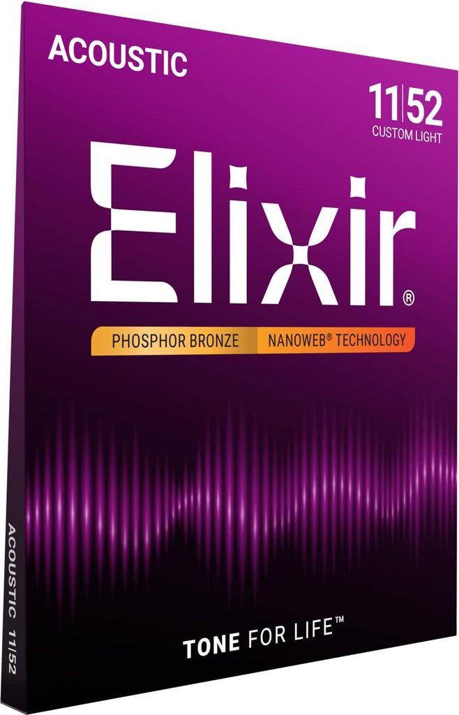 Elixir 16027 Saiten Phosphor Bronze Akustik-Gitarrensaiten Produktbild 
