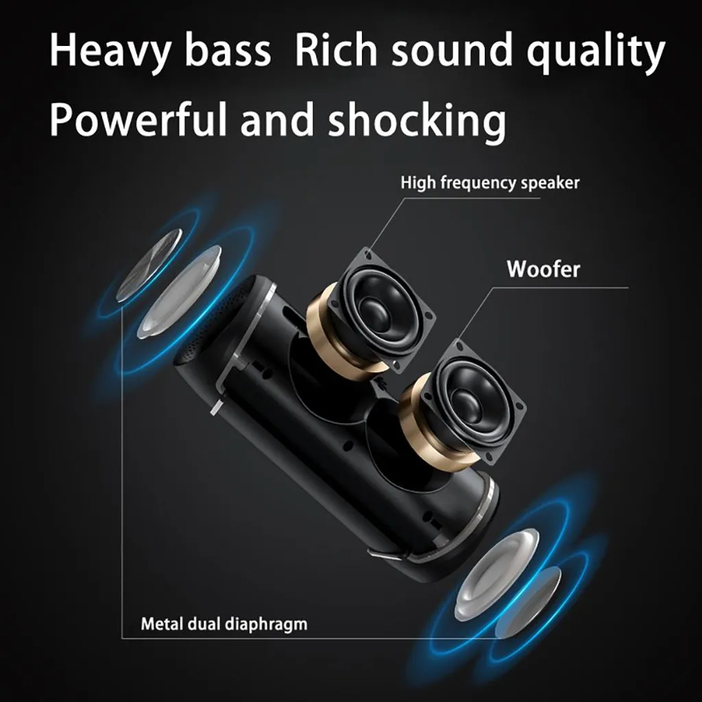 Haut-parleur Bluetooth EBS-609 : fini le son faible avec style RVB
