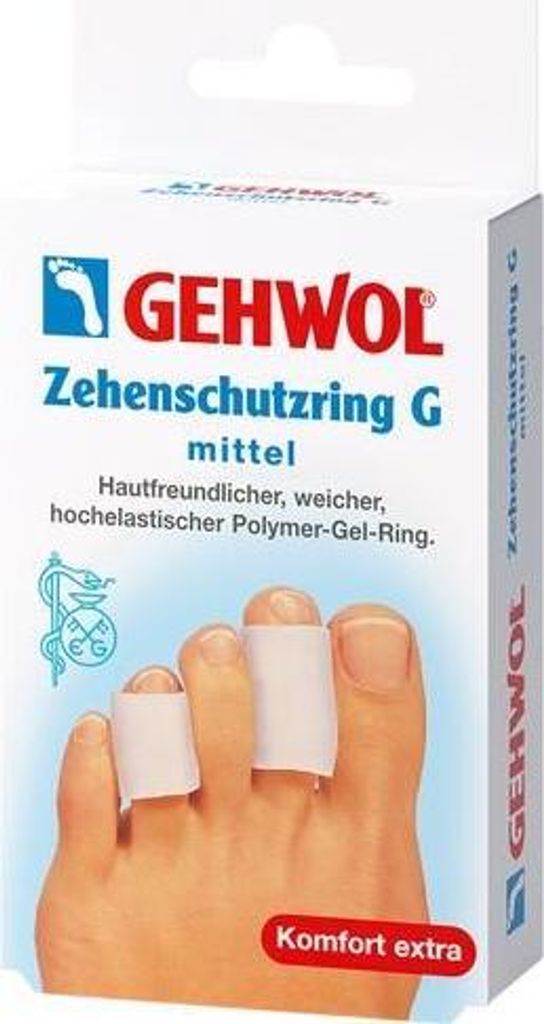 GEHWOL Polymer Gel Zehenschutzring G mittel 2St PZN 00695083