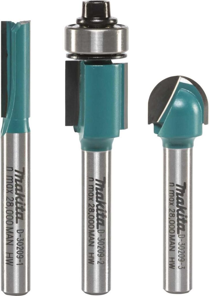 Makita D-30209 Jeu de fraises 3pcs Image du produit 