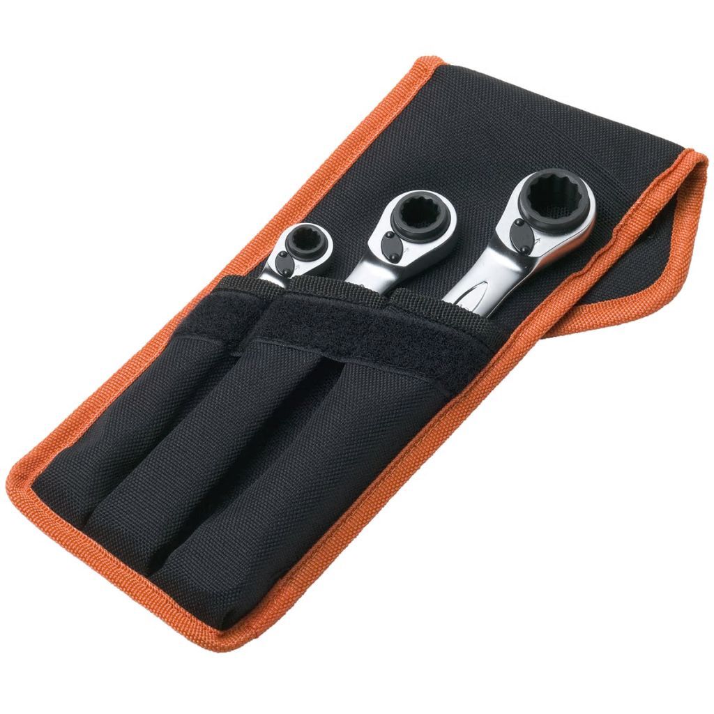 BAHCO Knarren-Ringschlüssel Set S4RM/3T