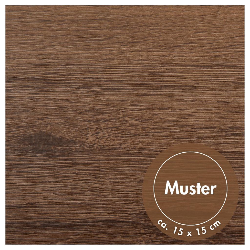 Vinylboden Muster selbstklebend 4,46 m² Eicheoptik Braun Produktbild 