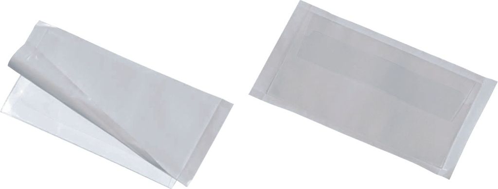 Selbstklebetasche Pocketfix 90x57mm transparent VE=10x10 Stück