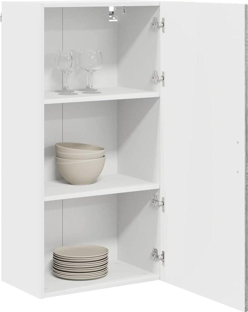 (Design 2026) Küchenschrank Graues Sonoma 50 x 31 x 100cm Holzwerkstoff - HOMMIE 986721 - Küchenschränke