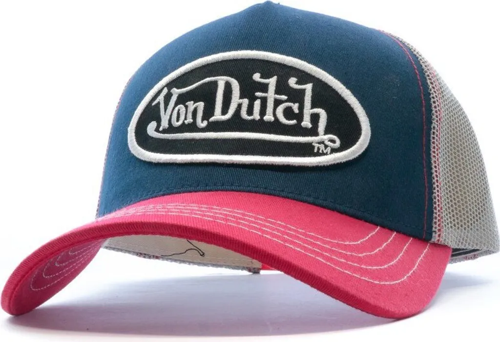 Casquette de Baseball Von Dutch Bleue - Accessoire Mode Homme Vintage