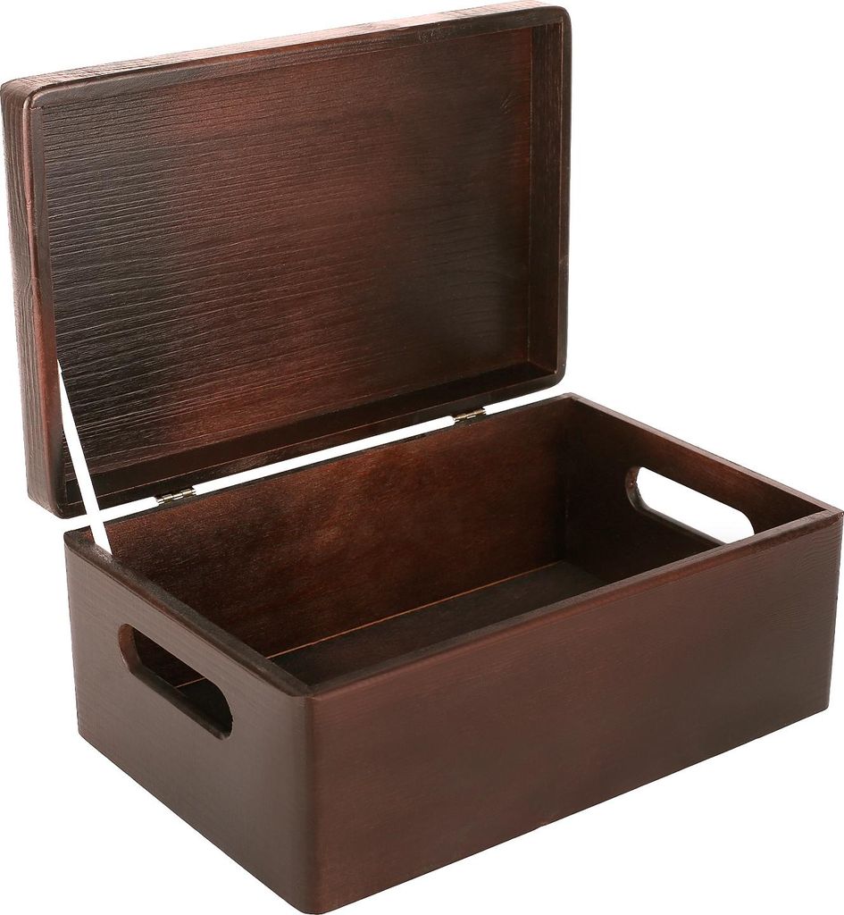 Creative Deco Boite de Rangement en Bois Marron 30 x 20 x Image du produit 