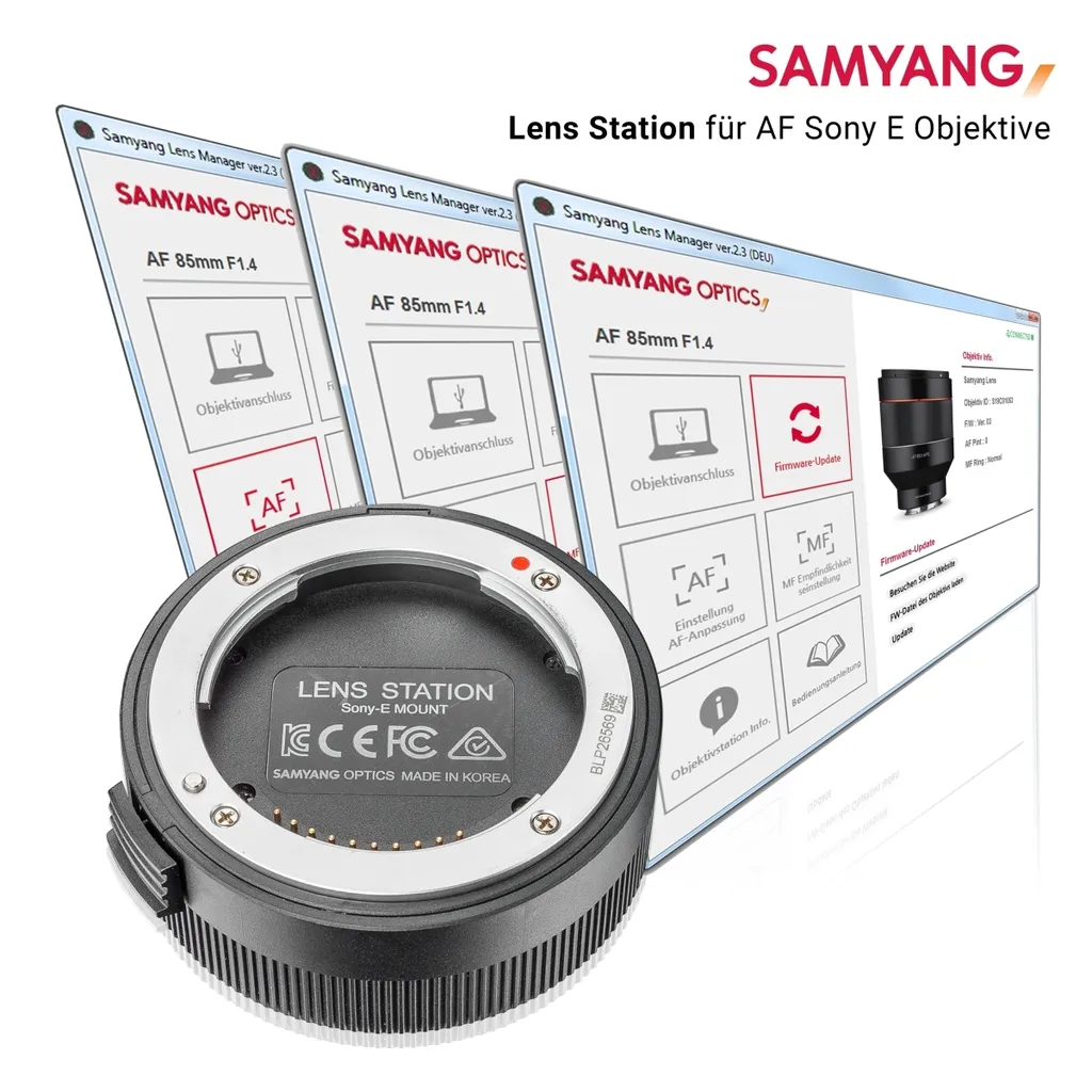 Samyang Lens Station pour optimiser vos objectifs autofocus Sony E - 9