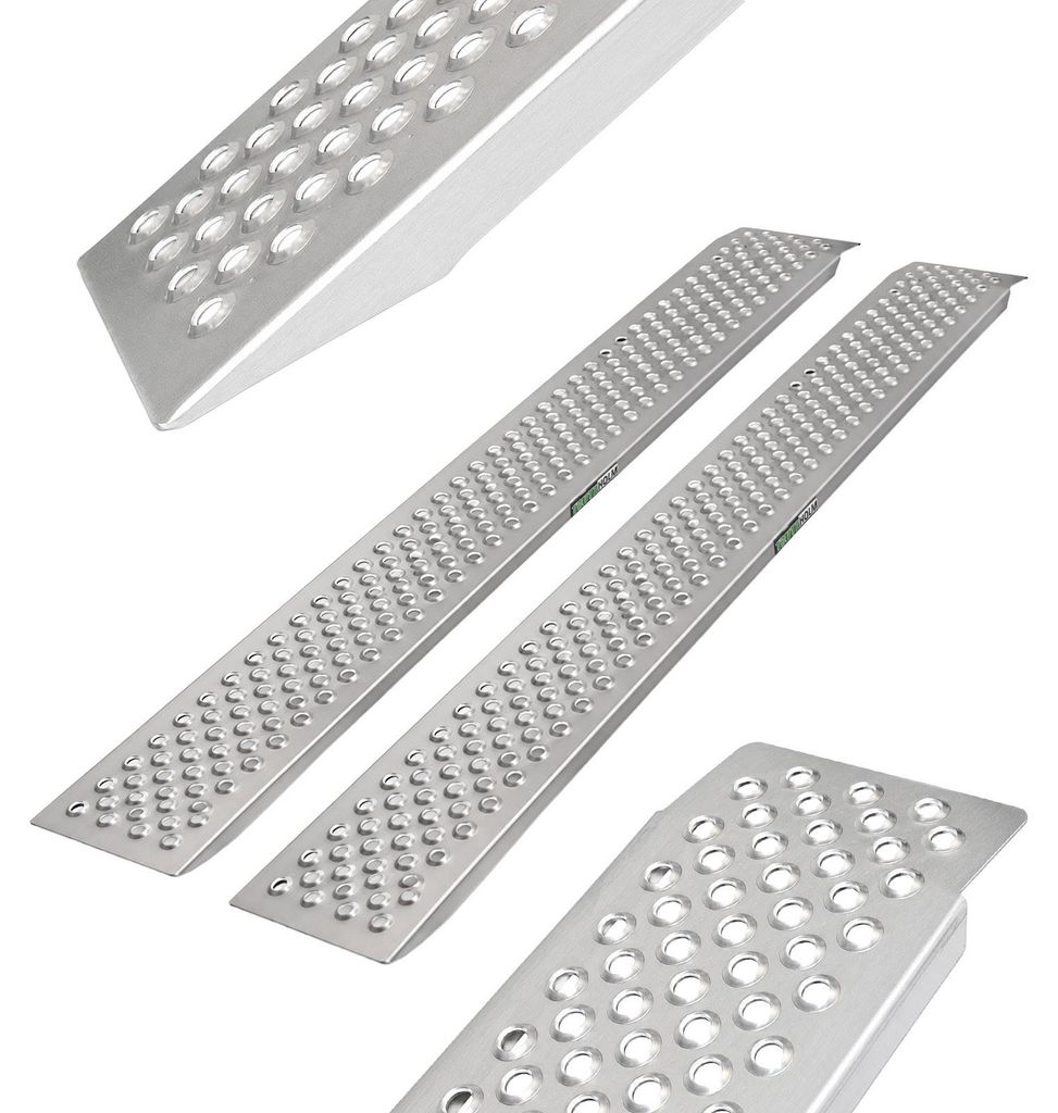 TRUTZHOLM 2x Auffahrrampe 200 cm Tragkraft 400 kg Alu Produktbild 