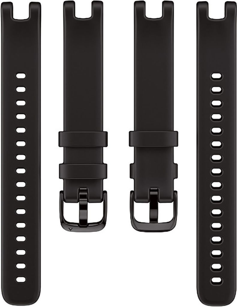 wasserdichtes weiches Silikon Sport Watch Band -Gurt Armband Ersatz für Garmin Lilie-Schwarz