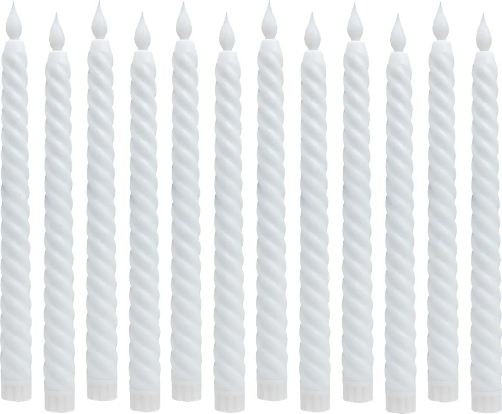 Bougies LED sans flamme coulante blanc chaud pour décoration de table