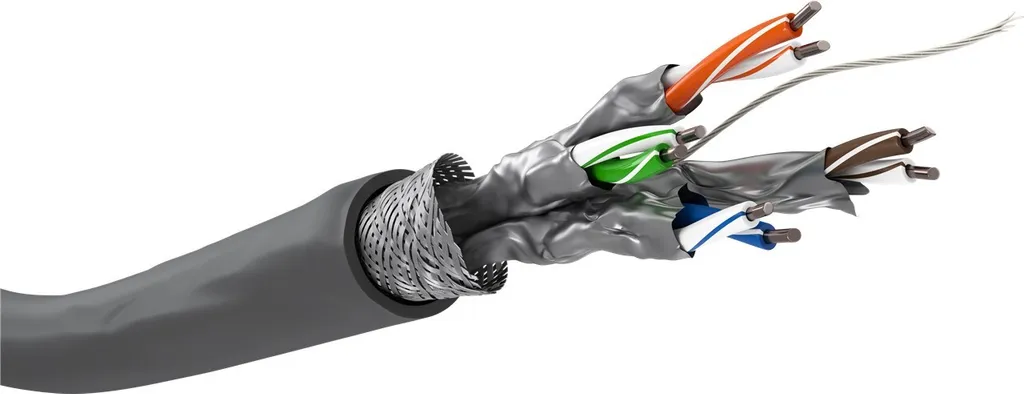 Goobay 95696 Cavo di Rete CAT 6 S/FTP 305m Grigio CCA Prezzo Speciale