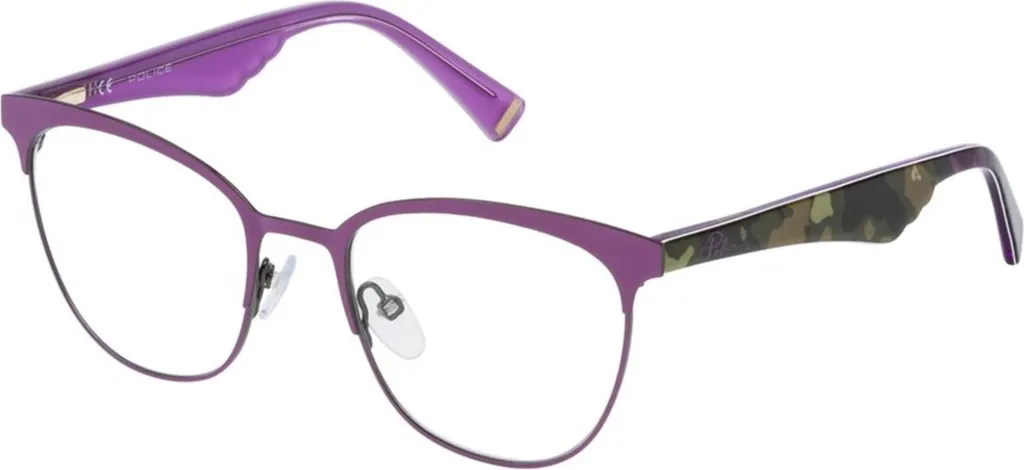 Lunettes de vue Police VPL417 5108PP noires pour un style sophistiqué