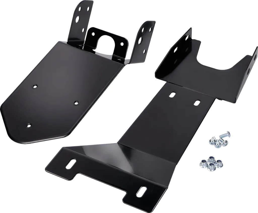 Support de plaque Rieju MRT avec bavette moto noire mat - 2