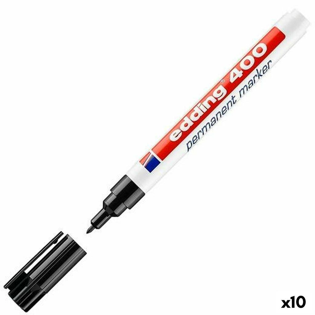 Edding 10 Edding 400 Permanent Marker Schwarz