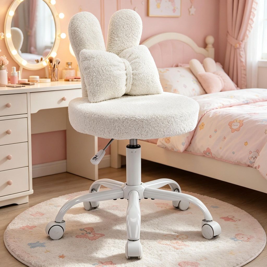 Sedia girevole FCH con design “orecchie di coniglio”, sedia Immagine del prodotto 