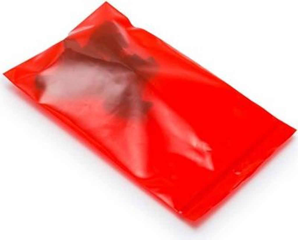 Strangbeutel 45 x 65 mm, 100 μm, 50 Stück, ROT