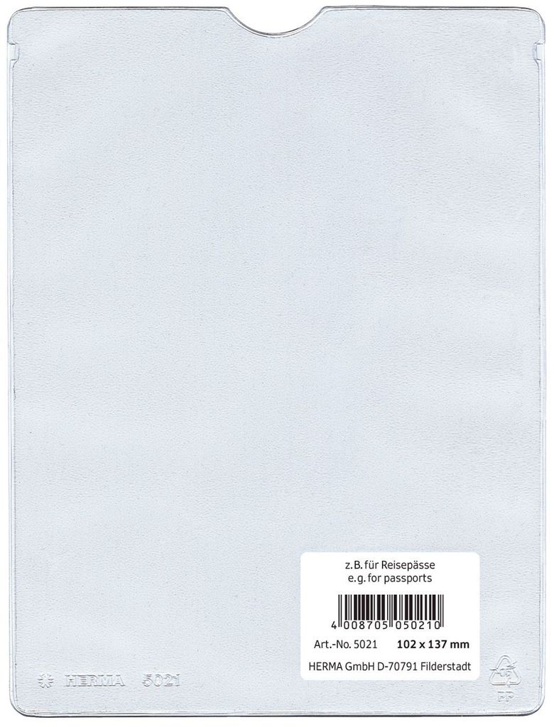 Buste per passaporti Herma 5021 - 102x137 mm per Immagine del prodotto 