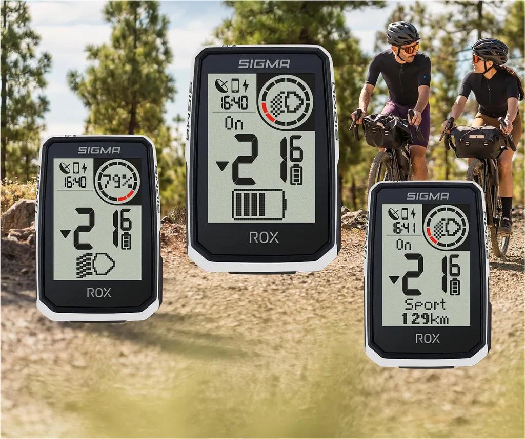 Ordinateur de vélo GPS Sigma ROX 2.0 noir avec écran 2 pouces