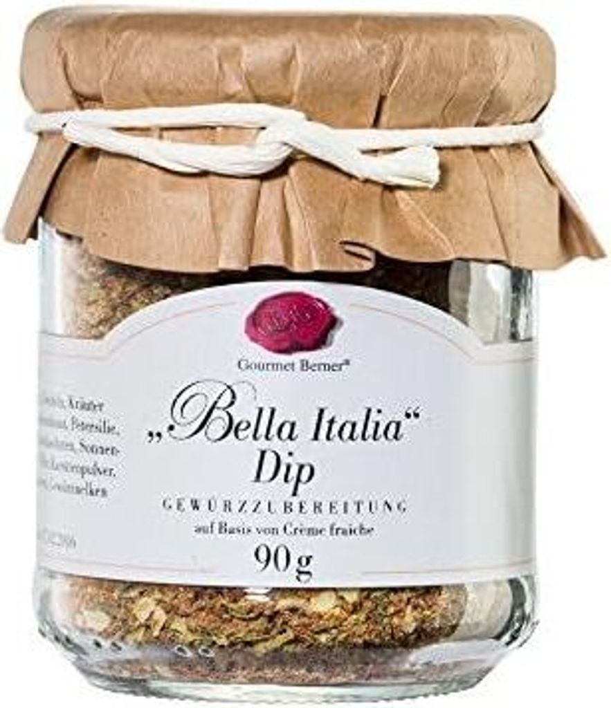 Gourmet Berner Bella Italia Dip im 90g Glas FBID01/Abverkauf nur solange Vorrat reicht