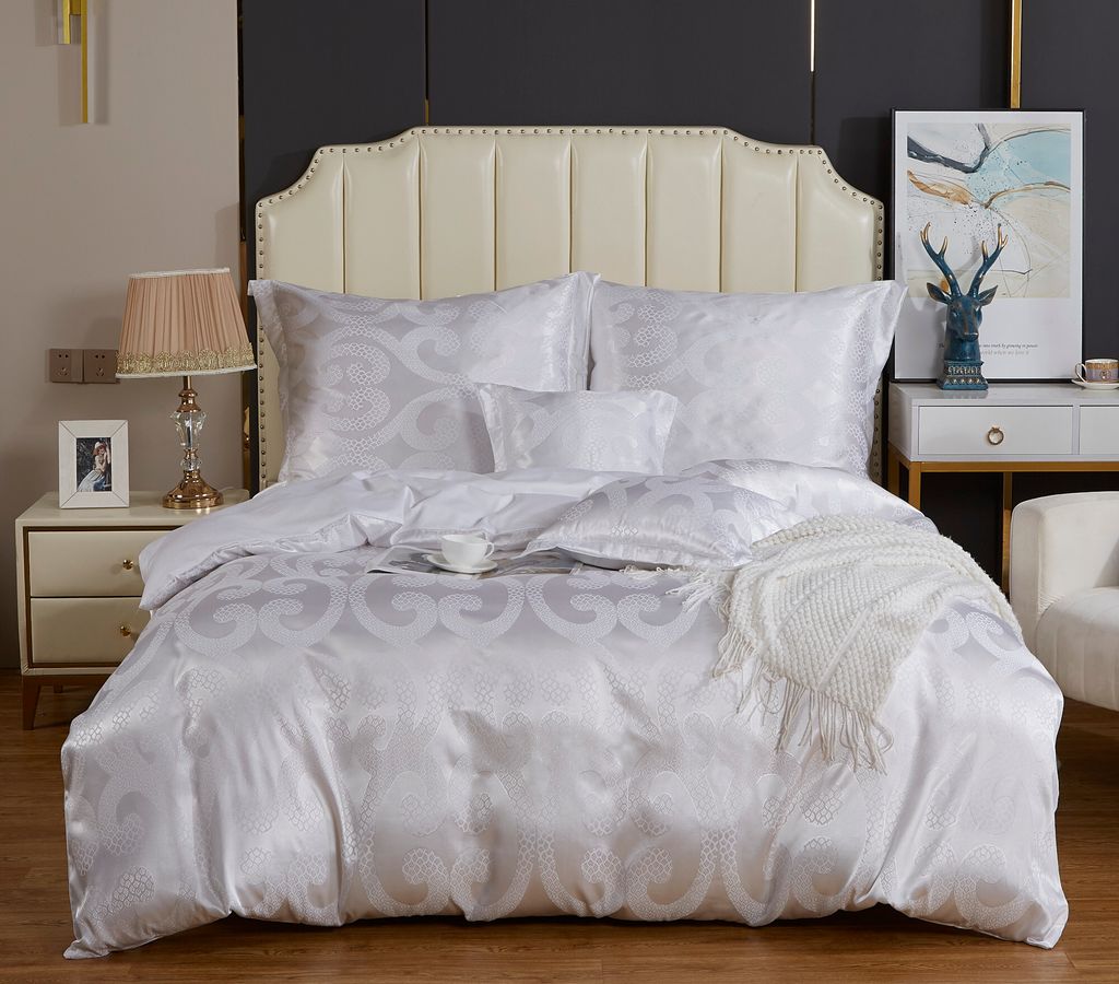 Bettwäsche 160X200, Baumwolle, Satin-Bettwäsche, Kissenbezüge 70X80, Kissenbezüge 40X40