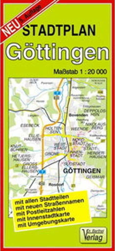 Stadtplan Göttingen 1 : 20 000
