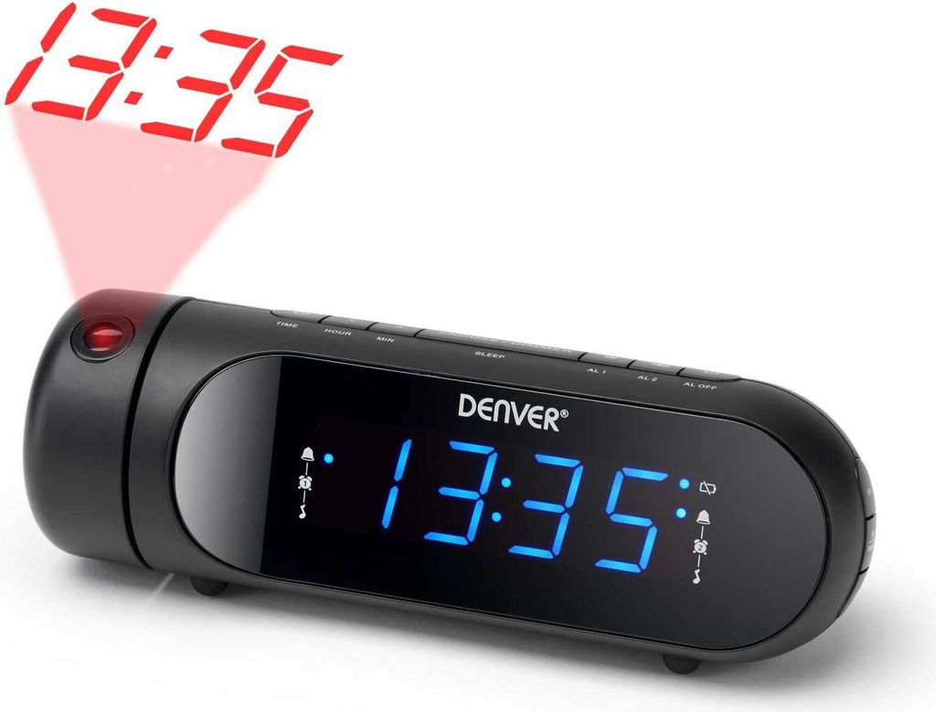 Sveglia Digitale Con Proiezione Sul Soffitto - Display LED 7.3", Temperatura, USB, Snooze - Foto 3