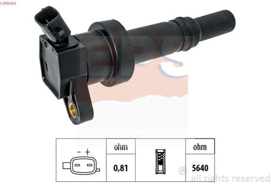 Bobina Accensione EPS 1.970.612 Hyundai Kia 27301-03110 | Qualità OE