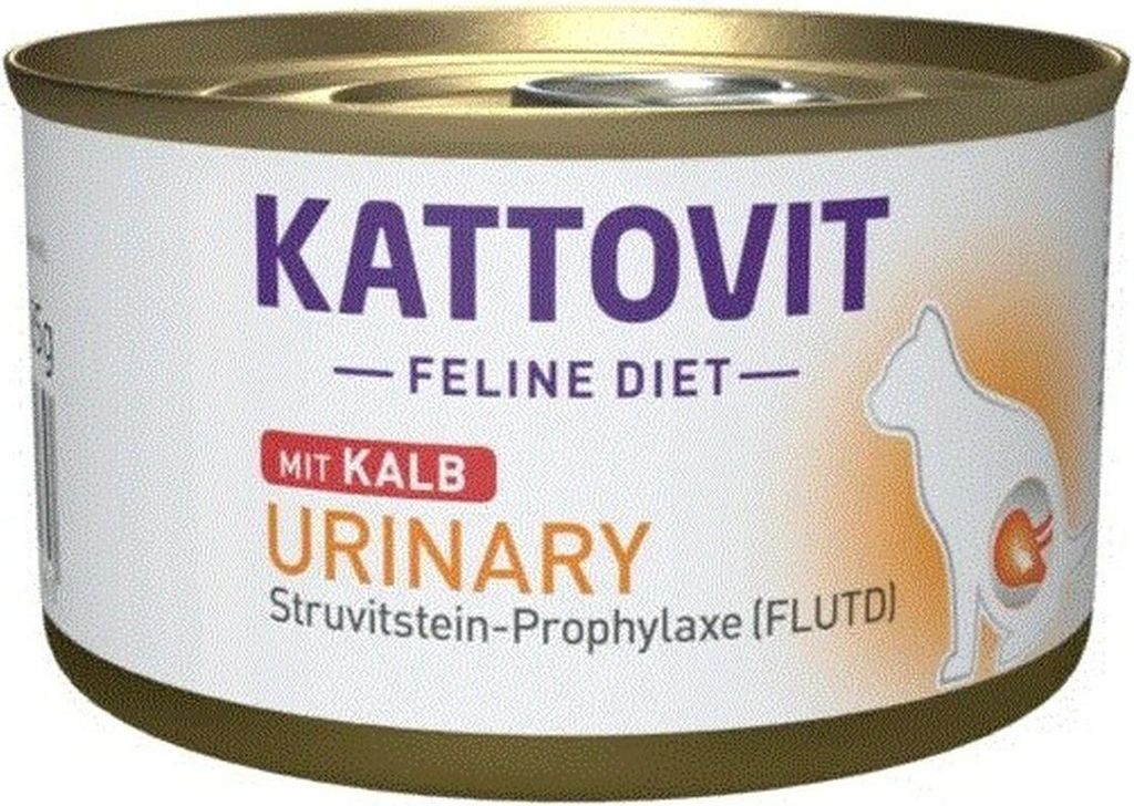 KATTOVIT Feline Diet Urinary Veal - nassfutter für Katzen - 85g