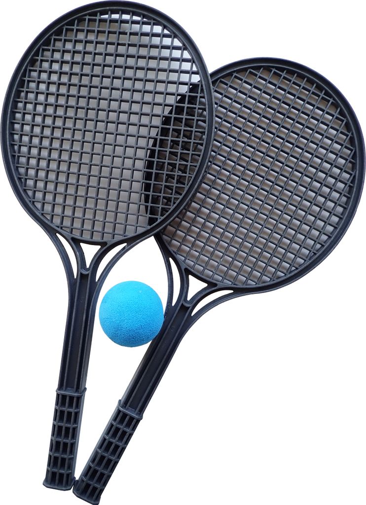 Softtennis - Set - 2 Schläger + Schaumstoffball Produktbild 