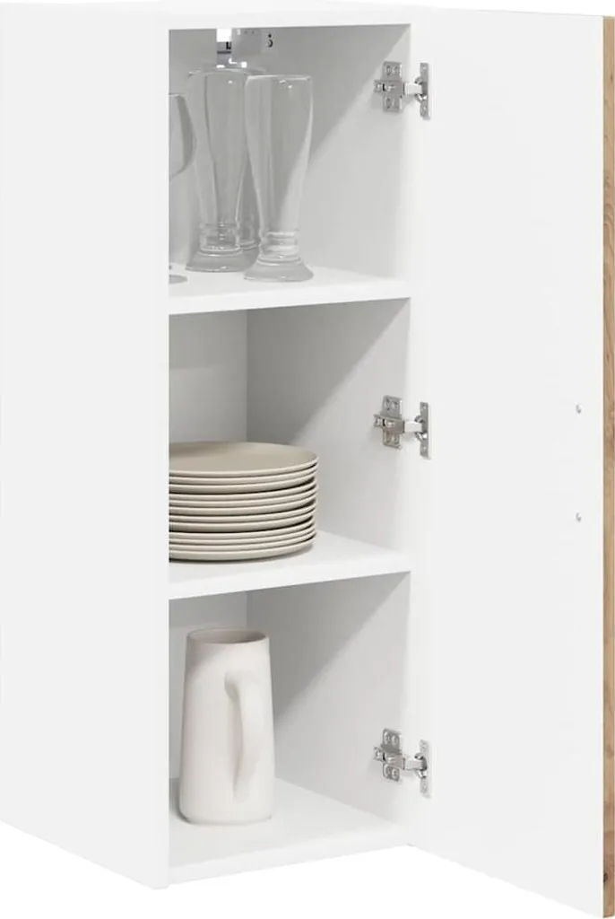 Pensile Cucina SYFAX Rovere Artigianale 30x31x80 - Promo Salvaspazio - 2