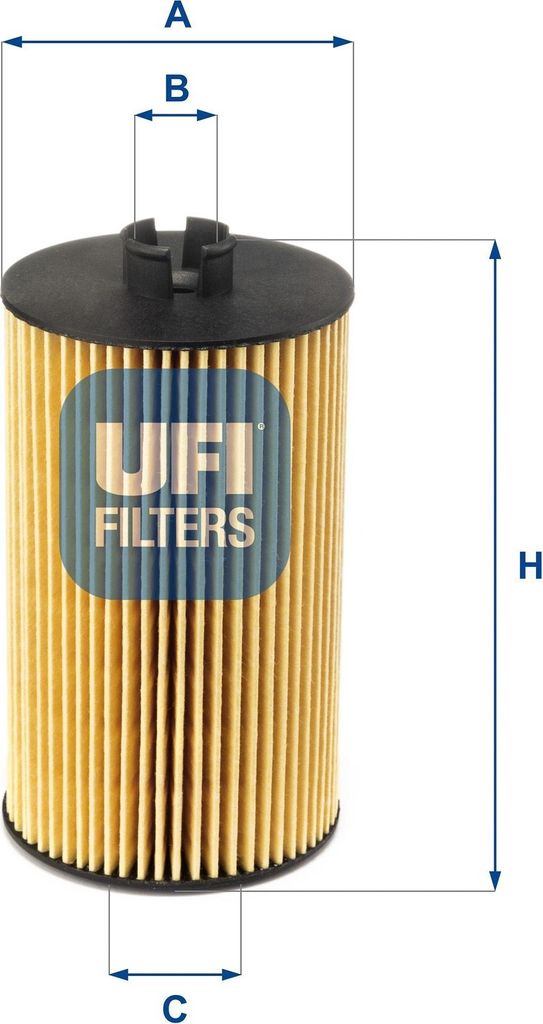 Ölfilter UFI 25.007.00 Filtereinsatz passend für MERCEDES-BENZ VARIO Kasten/Kombi Vario Pritsche / Fahrgestell VARIO Kipper VARIO Bus VARIO Trieb...
