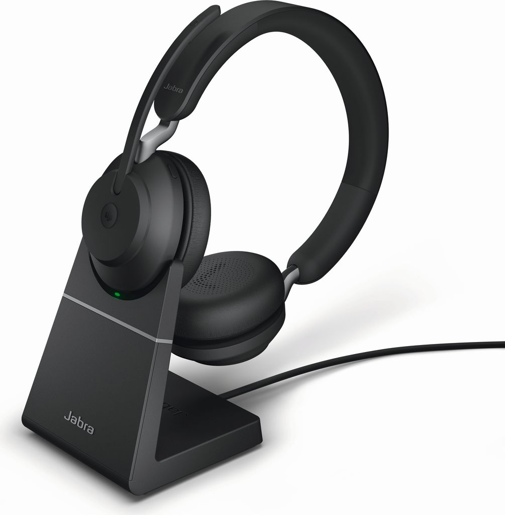 JABRA Evolve2 65 Stereo MS USB-C Bluetooth LS black Produktbild