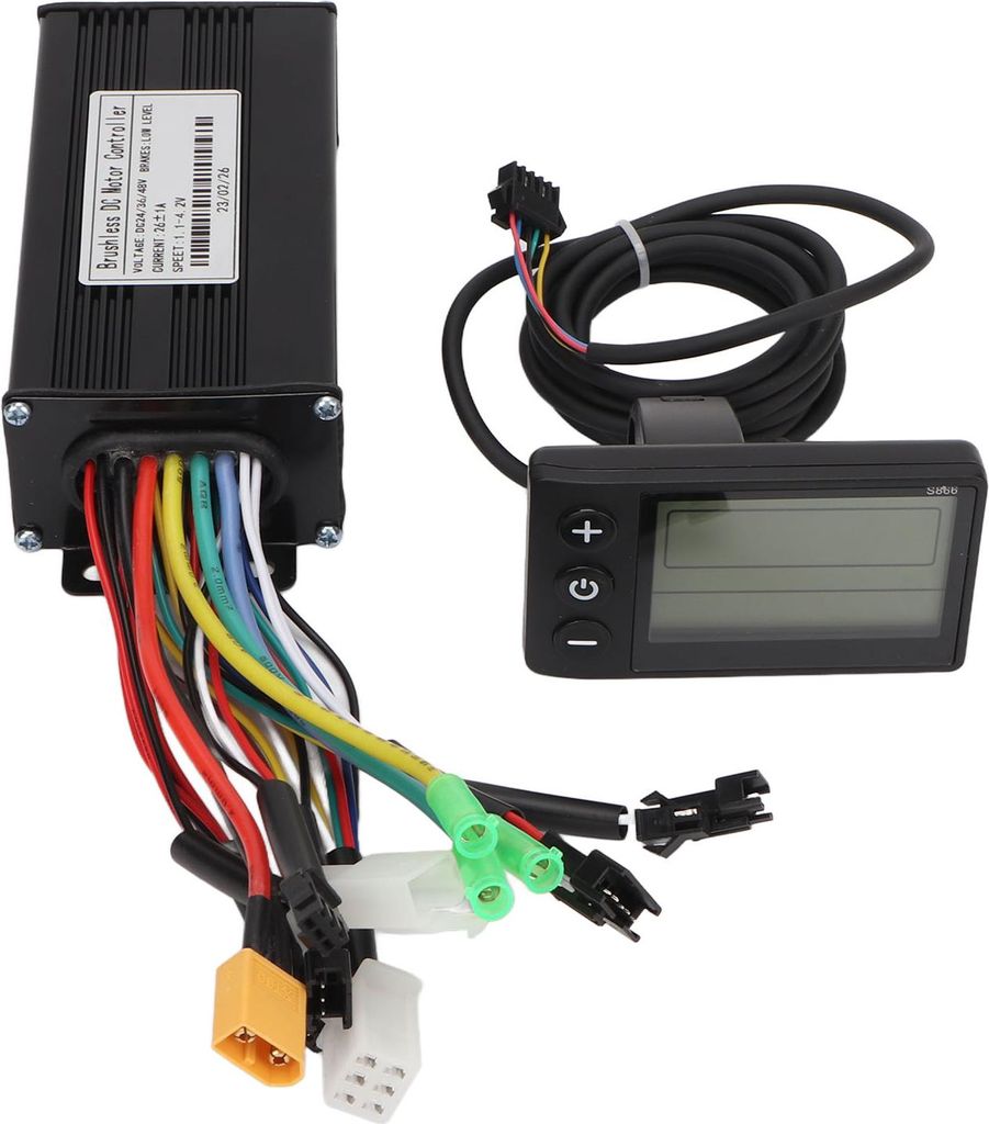 Motor bürstenloser Controller S866 Panel 26A 3 Modus Sinuswelle für Mountainbike Elektrofahrrad