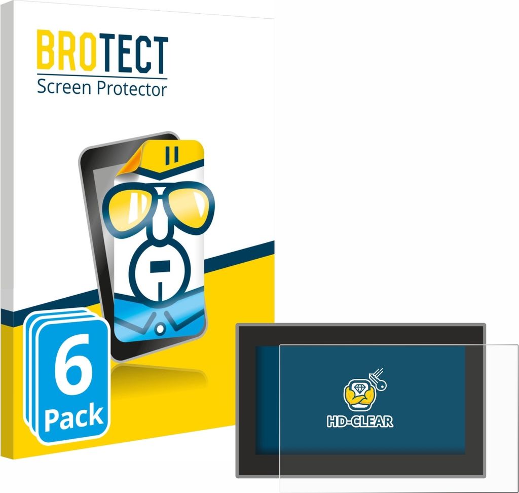 6x Für Headrush Flex Prime Schutzfolie BROTECT Displayschutz Display Schutz Folie Klar Transparent