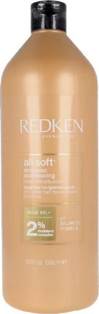 Redken ALL SOFT, Shampoo, trockenes Haar, 1000 ml, Glanz, Produktbild 